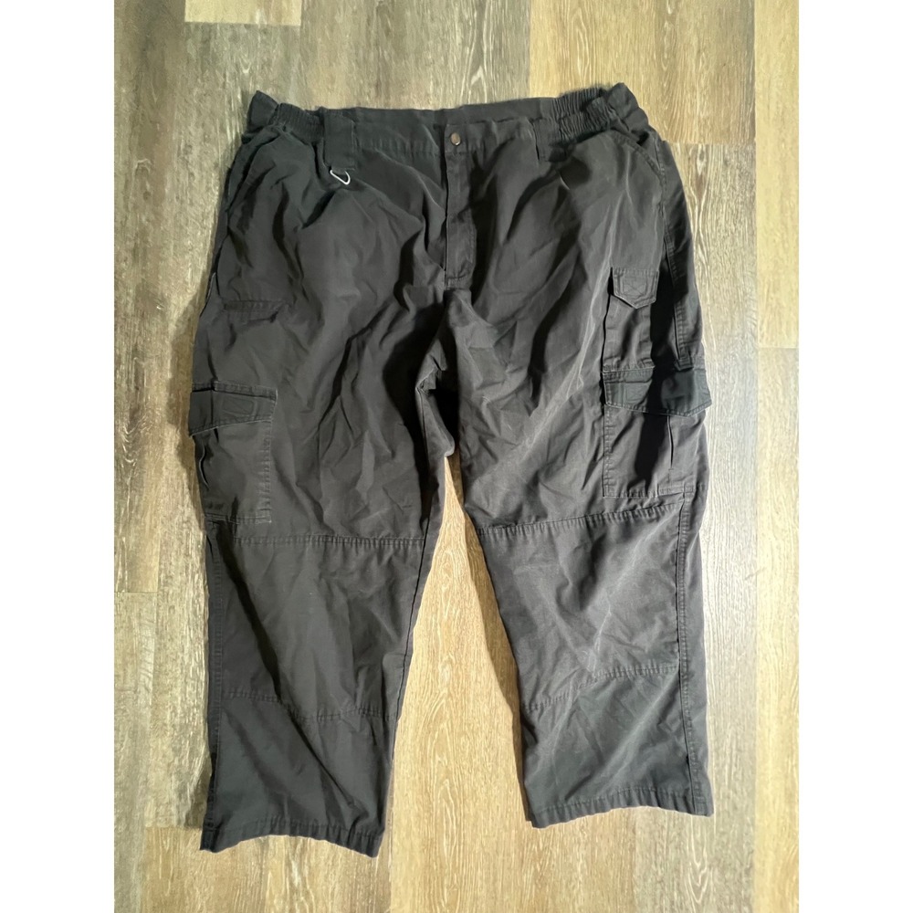 Propper Tactical Cargo Pants Mens 52/37 Black Good Ripstop Utility Work Trousers